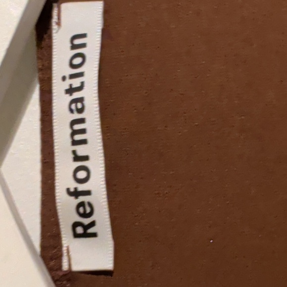 REFORMATION hale dress in brown - size medium - Picture 7 of 10